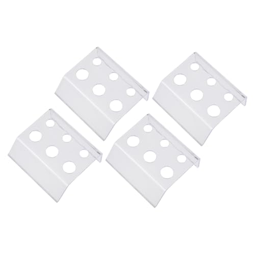 VICASKY 4 Stück Acryl Tattoos Pigmentbecher Halter Teilig Gewölbtes Farbkübelgestell Langlebiger Organizer für Tattoo und Permanent Make Up mit Verschiedenen für und Farbe von VICASKY