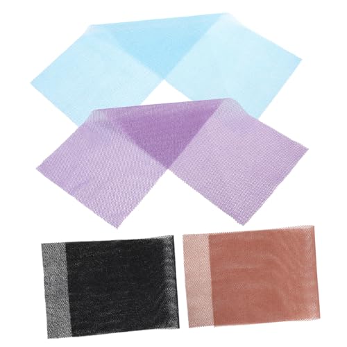 VICASKY 4 Stück Badetuch-set Peeling-körperpeeling Rücken Peeling Dusche Luffa Körperwäscher Netz Peelinghandschuhe Waschbad Luffa-schwamm Trockener Pinsel Gesichtsreinigungsbürste Nylon von VICASKY