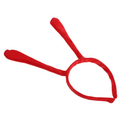 VICASKY 4 Stück Cartoon-Bienen Für Frauen Und Mädchen Süße Bienen-Kopfbedeckung Antennen-Stirnband Tierhaarbänder Bezaubernde Haarreifen Kopfschmuck Partygeschenke Für Kinder Rot von VICASKY