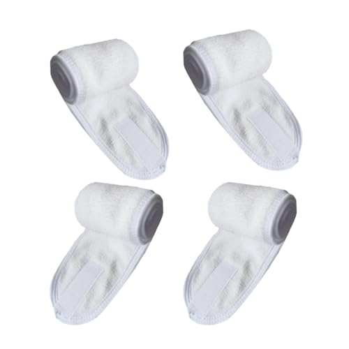 VICASKY 4 Stück Gesichts Stirnbänder Schweißabsorbierende Haarbänder für Spa Make Up und Duschen Weiß für Damen und Persönliche Anwendungen VICASKY 4 Stück Gesichts Stirnbänder Schweißabsorbierende Haarbänder für Spa Make Up und Duschen Weiß für Damen und Persönliche Anwendungen von VICASKY