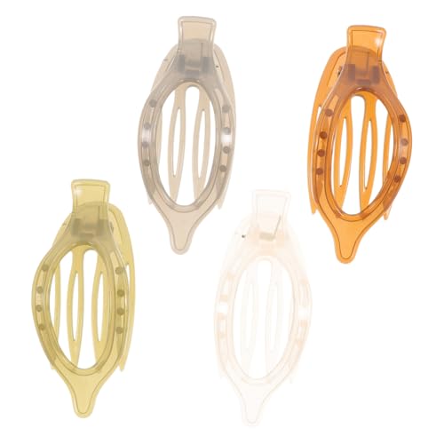 VICASKY 4 Stück Großes Haarspangen für Damen Stilvolle Haarklammern in Grün Beige und Braun Bequeme und Praktische Haaraccessoires für Verschiedene Frisuren von VICASKY