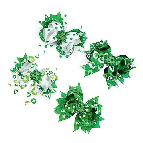 VICASKY 4stücke Haarnadeln Für Frauen Haarschmuck Für Frauen Haarschmuck Für Mädchen Haarschleife Haar Barrettes Für St Patricks Day Haar Pins Clips von VICASKY