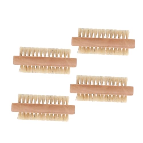 VICASKY 4 Stück Nagelpinsel Nagelkunstbürsten Schrubben Herren Polieren Nägel reinigungsbürste Pediküre-Handbürste Manikürbürste aus Holz Nagel-Pediküre-Werkzeug Hölzern VICASKY 4 Stück Nagelpinsel Nagelkunstbürsten Schrubben Herren Polieren Nägel reinigungsbürste Pediküre-Handbürste Manikürbürste aus Holz Nagel-Pediküre-Werkzeug Hölzern von VICASKY