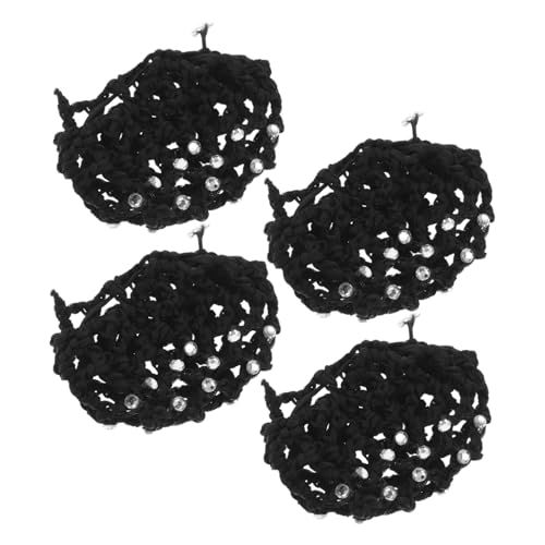 VICASKY 4stücke Haarknotennetz Für Ballett Modische Haarnetzabdeckung Mit Acryl-strass Für Mädchen Duttabdeckungen Tanz-haar-accessoires Haarnetze Für Junge Mädchen VICASKY 4stücke Haarknotennetz Für Ballett Modische Haarnetzabdeckung Mit Acryl-strass Für Mädchen Duttabdeckungen Tanz-haar-accessoires Haarnetze Für Junge Mädchen von VICASKY