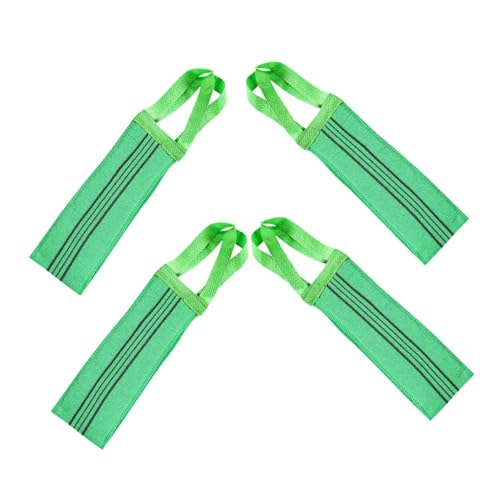 VICASKY 4 Stück Peeling Handtuch für Dusche Langes Doppelseitiges Rücken Peelingtuch Sanfte Effektive Körperreinigung Langlebiges Weiches Badetuch für Männer und Frauen von VICASKY