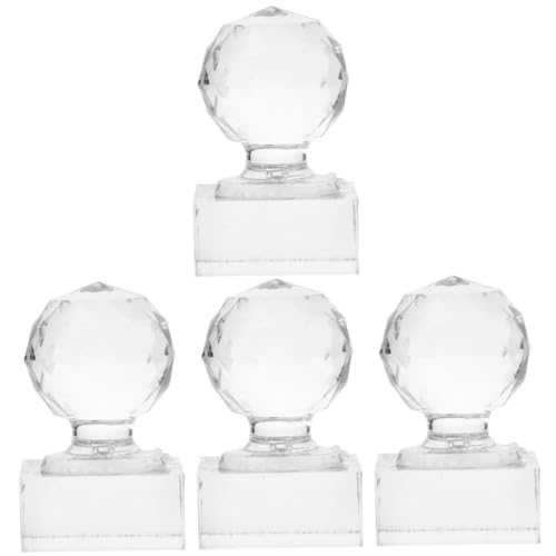 VICASKY 4 Stück Präzises Platzsparendes Lidschatten-presswerkzeug mit Augen-stempel für Lose Puder Vielseitig Einsetzbar Einfache Handhabung Kompakt für Beauty-zubehör von VICASKY