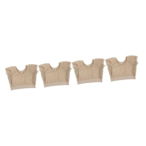 VICASKY 4 Stück Schweißpads Unter Den Achseln Sommer Achselweste Women Summer Top Unterarm-shirt-protektoren Atmungsaktive Schweißpolsterweste Weste Mit Schweißpads Polyester (polyester) von VICASKY