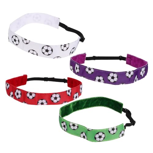 VICASKY 4stücke Sporthaarband Für Damen Stirnbänder Breit Schweißbänder Atmungsaktiv Elastische Stirnbänder Für Fitness Yoga Laufen Sportliche Aktivitäten von VICASKY