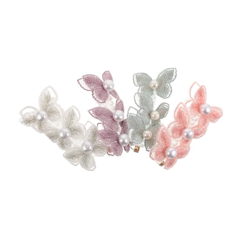 VICASKY 4 Stück Teiliges Butterfly Telefonkabel Haargummis mit Perlen Spiral Elastische Telefonkordel Haarbänder Farbenfroh Dehnbar Damen Haarschmuck VICASKY 4 Stück Teiliges Butterfly Telefonkabel Haargummis mit Perlen Spiral Elastische Telefonkordel Haarbänder Farbenfroh Dehnbar Damen Haarschmuck von VICASKY