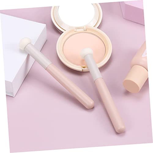 VICASKY 4 Stück Teiliges Concealer Makeup Pinsel mit Schwämmchen Weiche Foundation und Puderpinsel für Damen für Abdeckung von Unreinheiten und Augenringen Vielseitig für Puder von VICASKY