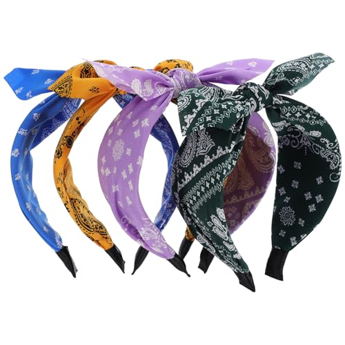 VICASKY 4stücke Knoten Stirnband Dekorative Haarband Entzückende Haarschmuck Für Frauen Mädchen VICASKY 4stücke Knoten Stirnband Dekorative Haarband Entzückende Haarschmuck Für Frauen Mädchen von VICASKY