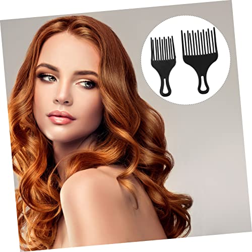 VICASKY 4 Stück Teiliges Kunststoff Haarkamm Breitzahnig Geruchlos Langlebig Ergonomisch Geformt Vielseitig für Damen Herren Jungen und Mädchen mit Lockigem Glattem Kurzem oder Langem von VICASKY