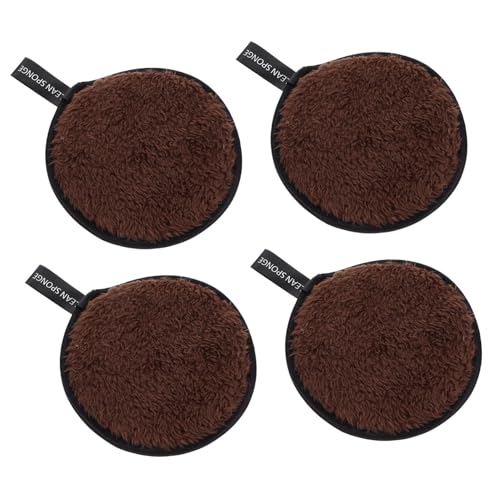 VICASKY 4stücke Puderquaste Make-up Entferner Gesichtsreinigungspad Waschbar Wiederverwendbar Flauschiges Material Für Puderschwamm Make-up Schwamm Reiniger von VICASKY