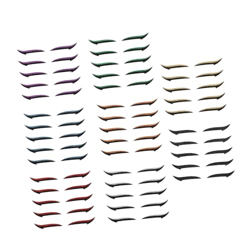 VICASKY 40 Paare Doppelter Augenlidaufkleber Eyeliner-streifen-aufkleber Selbstklebende Eyeliner-sticker Wiederverwendbarer Eyeliner-aufkleber Natürliches Aussehen Der Wimpern Plastik von VICASKY
