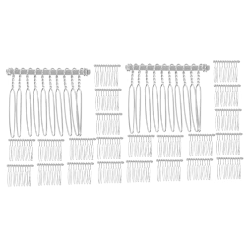 VICASKY 40 Stück Teiliges Metall Haarkamm für Braut Hochzeit Dekorativer Haarschmuck mit Blumenmotiv Langlebig und Praktisch für Frauen und Mädchen bei Feierlichkeiten und Partys von VICASKY