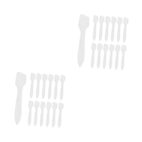 VICASKY 400 Stck. Maskenspatel Gesichtsmaskenschaufel Kleine Schaufel Gesichtscreme-spatel Schönheitswerkzeug Make-up-tools Gesichtsmaske Löffel Hautpflegeschaufel Transparent von VICASKY