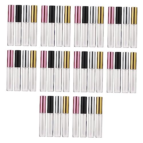 VICASKY 40stücke Klare Lippenbalsam Flaschen Reise Lip Gloss Flaschen Lip Gloss Tubes Aus Abs Langlebig Und Sicher Leicht Tragbar Und Waschbar Für Lippenstifte Und Lipgloss-aufbewahrung von VICASKY