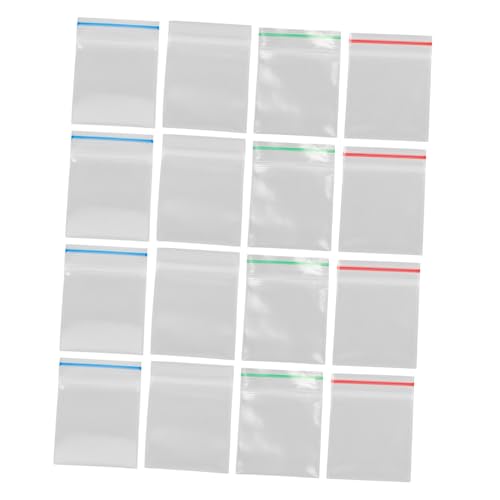 VICASKY 40stücke Mini Zip Beutel Wiederverschließbare Klarsichtbeutel Für Spielzeug Süßigkeiten Und Bastelbedarf Praktische Mini-tüten Für Puppenhaus-zubehör Und Aufbewahrung von VICASKY