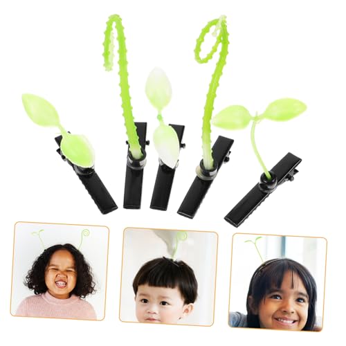 VICASKY 40stücke Haarclips Mit Pflanzenbohnensprossen Lockiges Gras Clips Pflanzenspangen Haarornamente Auslauf Barrettes Für Teenager Mädchen von VICASKY