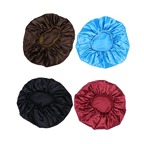 VICASKY 4stücke Nachtschlafhaube Für Frauen Nachtmütze Zum Schlafen Für Verschiedene Haarlängen Stile Und Dicken Haarstyling Schützen Erholsamen Schlaf Ermöglichen von VICASKY