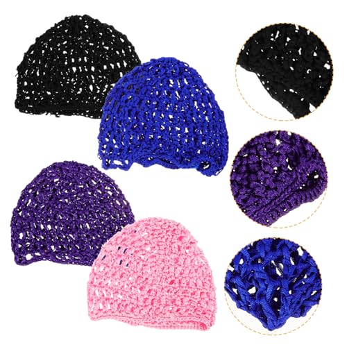 VICASKY 4stücke Frauenhaarnetze Netzhüte Für Damen Weibliche Netz Mesh Hüte Und Leicht Für Reisen von VICASKY