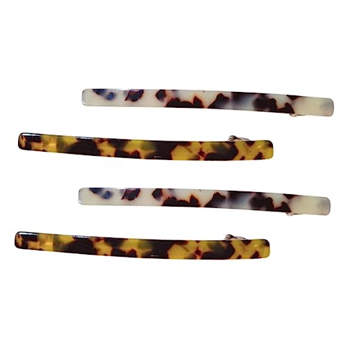 VICASKY 4stücke Leopardenmuster Haarclips Für Frauen Haarspangen Aus Hochwertigem Material Leicht Und Langlebig Vielseitig Einsetzbar Für Partys Und Alltag von VICASKY