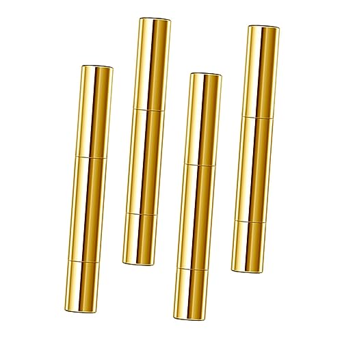 VICASKY 4Stücke Lip Gloss Flaschen Leere Lippenöl Behälter Concealer Lagerflasche Für DIY Lippenpflege Hochwertige Aluminiumrohre Tragbar Und Auslaufsicher von VICASKY