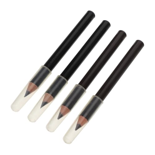 VICASKY 4stücke Augenbrauenstifte Weich Braun Wasserfeste Eyeliner Bleistifte Augenbrauenformern Bürsten Für Frauen von VICASKY