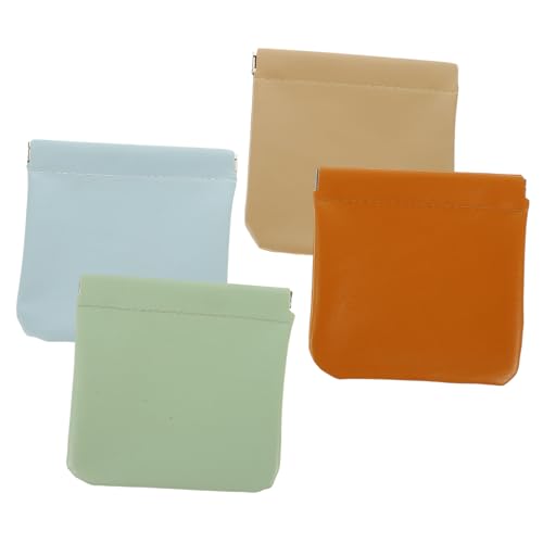 VICASKY 4stücke Damen Mini Make-up Aufbewahrungstasche Ohne Reißverschluss Selbstschließende Kosmetiktasche Kompakt Und Leicht Für Reisen Und Tägliches Gebrauch von VICASKY