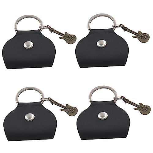 VICASKY 4stücke Guitar Pick Organizer Mit Schlüsselanhänger Teiliges Für Gitarristen Musiklehrer Und Anfänger Praktische Aufbewahrungslösung Für Plektren Mit Antikem von VICASKY