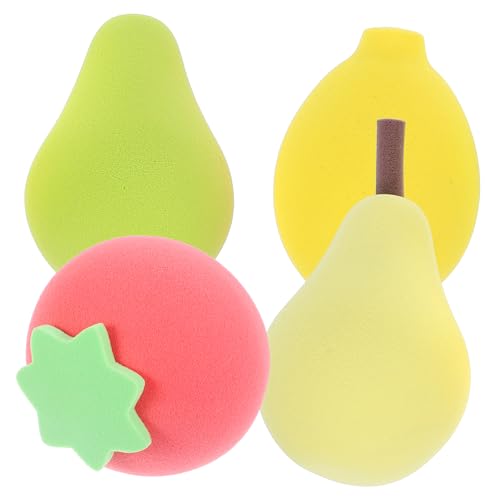 VICASKY 4stücke Make-up Schwämme Kosmetik Puderquasten Für Frauen Foundation Concealer Werkzeuge Hautverträglich Tragbar von VICASKY