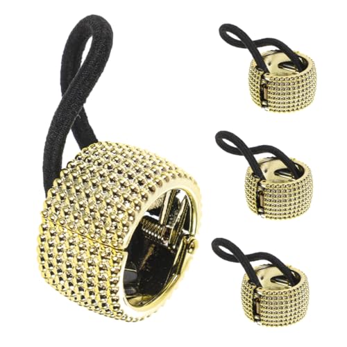 VICASKY 4stücke Pferdeschwanz Halter Haarmanschetten Elastische Haar Ringe Haarschmuck Für Teenager-mädchen Pferdeschwanzmanschette Haargummis Für Frauen von VICASKY