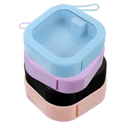 VICASKY 4stücke Reiseschmuckästchen Schmuckhalter-Organizer Für Reisen Reise-schmuckschatulle Schmuckschatullen Für Mädchen Schmuck-reiseetui Tragbares Schmucketui Für Reisen Schmuckaufbew von VICASKY