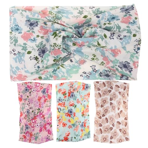 VICASKY 4stücke Sport Stirnband Für Damen Haarband Für Sport Damen Rutschfeste Workout Stirnbänder Schweißbänder Für Yoga Dünne Haarbänder Für Stirnbänder Für Damenhaar von VICASKY