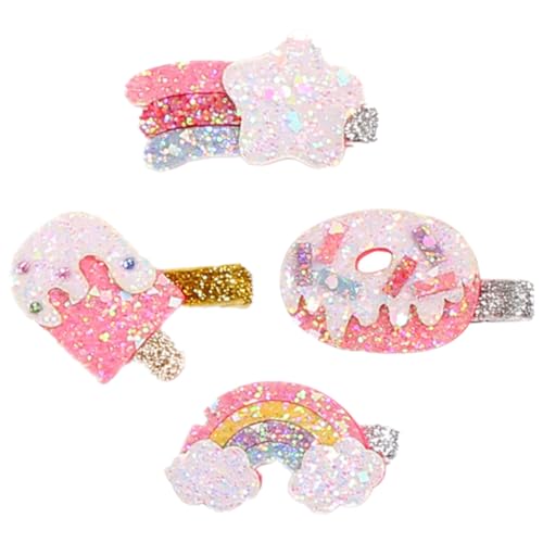 VICASKY 4stücke Süße Haar-accessoires Kleine Haarspangen Haarspangen Für Mädchen Haarnadeln Pailletten Haar Zubehör Einfach Zu Tragen Langlebig Und von VICASKY