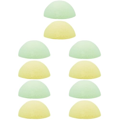 VICASKY 5 Sätze Gesichtsreinigungsschwämme Reinigungswerkzeuge Für Sanfte Gesichtsreinigung Exfoliation Und Makeup Anwendung Für Empfindliche Haut Und Unterwegs 2 Stück * 5 von VICASKY