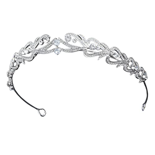 VICASKY 5 Stück Braut Tiara aus Legierung mit Funkelnden Strasssteinen Leichtes Bequemes Stirnband für Hochzeit Party Fotoshooting und Festliche Anlässe Weiße Brautkrone Schmuck von VICASKY
