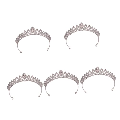 VICASKY 5 Stück Brautkrone aus Robustem Legierungsmetall mit Funkelnden Strasssteinen Modisches Hochzeits Haarschmuck Accessoire für Damen Vielseitig Einsetzbar bei Feierlichkeiten und VICASKY 5 Stück Brautkrone aus Robustem Legierungsmetall mit Funkelnden Strasssteinen Modisches Hochzeits Haarschmuck Accessoire für Damen Vielseitig Einsetzbar bei Feierlichkeiten und von VICASKY