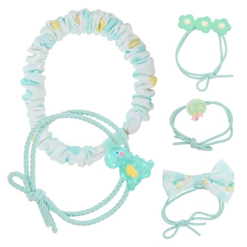 VICASKY 5 Stück Haarbänder Mit Fliege Haarschmuck Für Mädchen Haargummis Pferdeschwanz Süße Haargummis Elastisch Für Kleinkinder Mädchen Haarschmuck Haargummi Schmetterlings von VICASKY