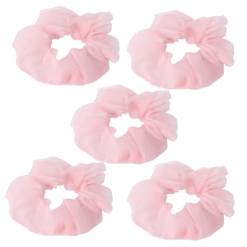 VICASKY 5 Stück Haargummis Für Damen Bunte Pferdeschwanzhalter Aus Stoff Elastische Langlebige Haarseile Für Sommer Und Freizeit von VICASKY