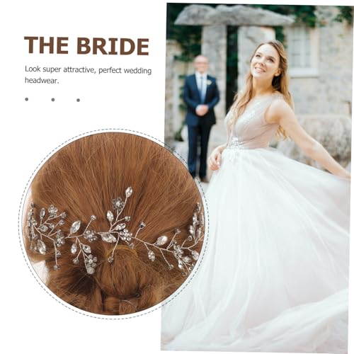 VICASKY 5 Stück Hochzeitsstirnband Damen mit Strasssteinen Leichtes Braut Haarband für Hochzeit Party Abschlussball und Festliche Anlässe Modischer Haarschmuck für Damen und Mädchen von VICASKY