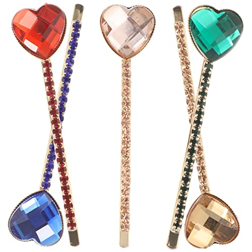 VICASKY 5 Stück Strass Haarnadeln für Damen Dekorative Haarspangen Haarschmuck für Hochzeit und Besondere Anlässe von VICASKY