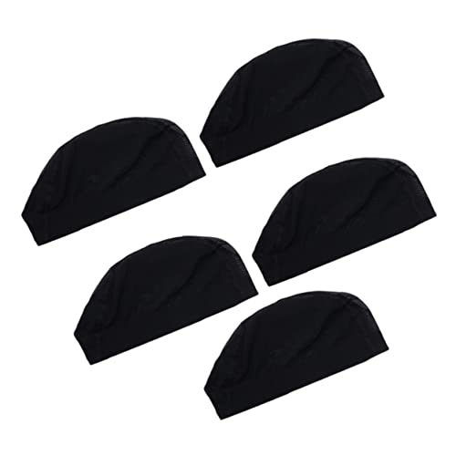 VICASKY 5 Stück Teiliges Elastisches Haarnetz Atmungsaktive Verstellbare für Damen und Herren Weich und Komfortabel Geeignet für Lange und Kurze Haare Sichere Fixierung der Perücke von VICASKY