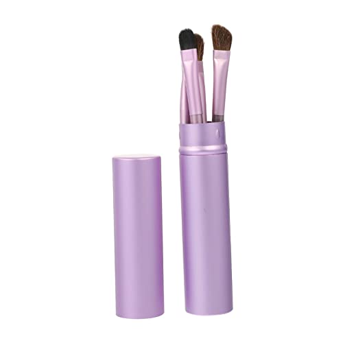 VICASKY 5 Stück Teiliges Lidschatten Pinselset aus Ziegenhaar Professionelles Make Up Werkzeug zum Verblenden Tragbar und Leicht für Präzise Make Up Anwendungen Farbe von VICASKY