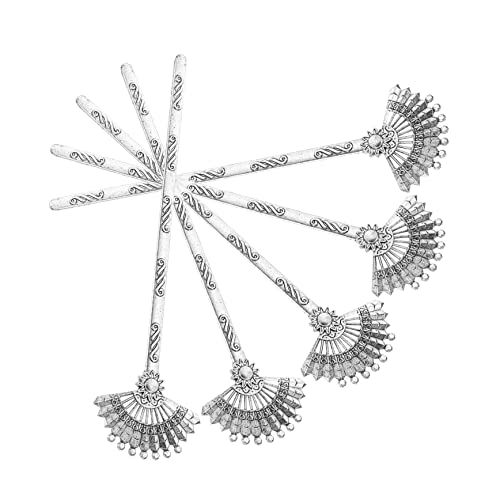 VICASKY 5stücke Retro Haarnadel Haarschmuck Aus Legierung Vintage Farbdesign Chinesischer Haarstab Haargabel Für Damen Und Mädchen Elegant Und Einzigartig Für Partys Und Alltagsoutfits von VICASKY