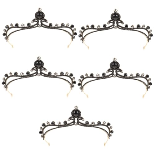 VICASKY 5 Stück Wasserdichte Braut Tiara mit Funkelnden Strasssteinen Leichte Damenkrone für Hochzeit Party und Besondere Anlässe Langlebiges Design Geeignet als von VICASKY