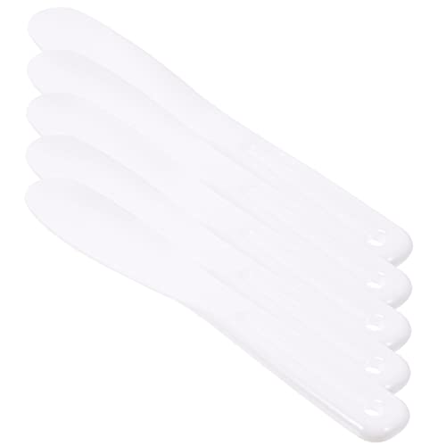 VICASKY 5 Stücke Silikon Kosmetikspatel Make Up Löffel für Gesichtscreme und Masken Hautpflege Werkzeuge für Zuhause und Reisen von VICASKY