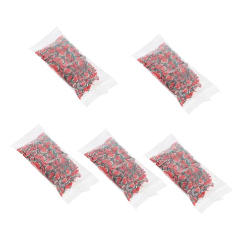 VICASKY 5taschen Nagelkunst Aufkleber Polymer Clay Dekoration Für Handyhüllen Schöne Fingernagel-patches Mit Fruchtmotiven Langlebig Und von VICASKY