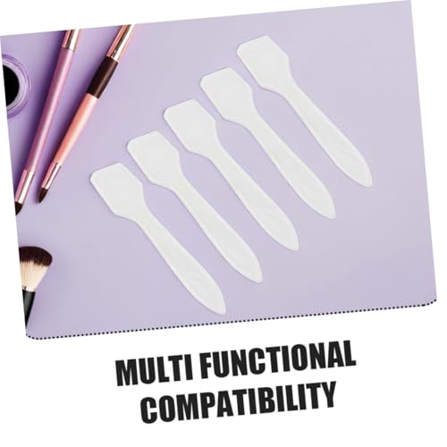 VICASKY 50 Stück Creme Gesichts- Make -up Spatel Werkzeug Minispatel Für Die Hautpflege Lotion Spoon Spatel Gesichtsmaskenspatel Hautpflege-applikator Löffel Für Maske Weiß von VICASKY