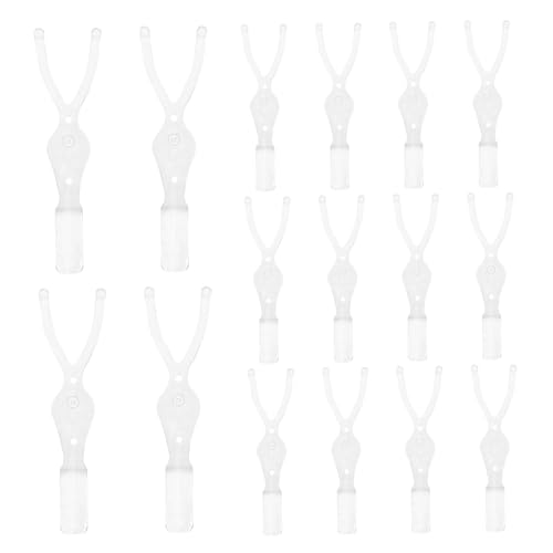VICASKY 50 Stück Double Eyelid Assist Rod werkzeug Mascara -Schild doppelte Augenlidpaste Lidschattenschutz für Augen-Make-up Wimpernabscheider Plastik Transparent von VICASKY